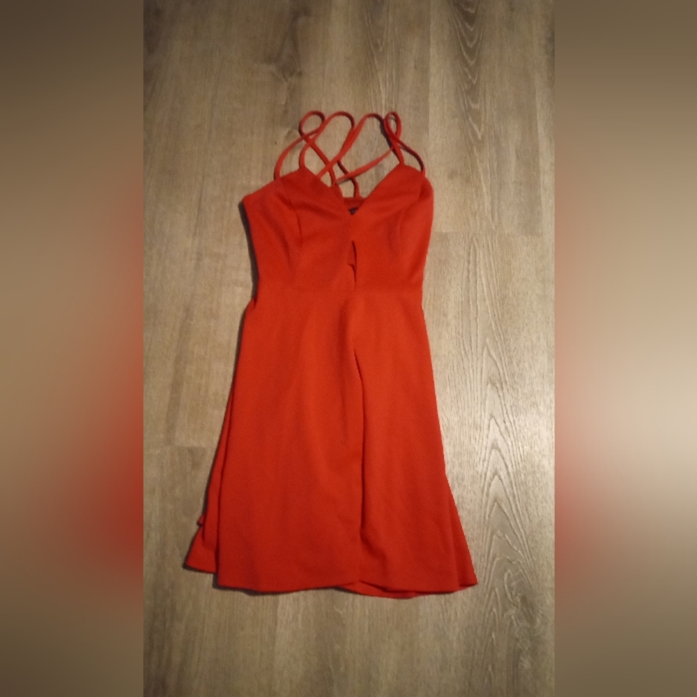 Fashion to figure pink Strappy Dress